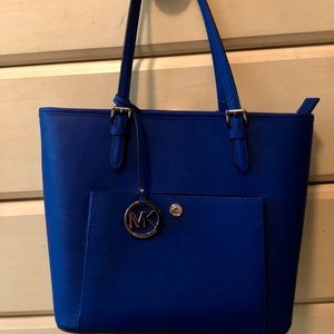 Blue Michael kors purse